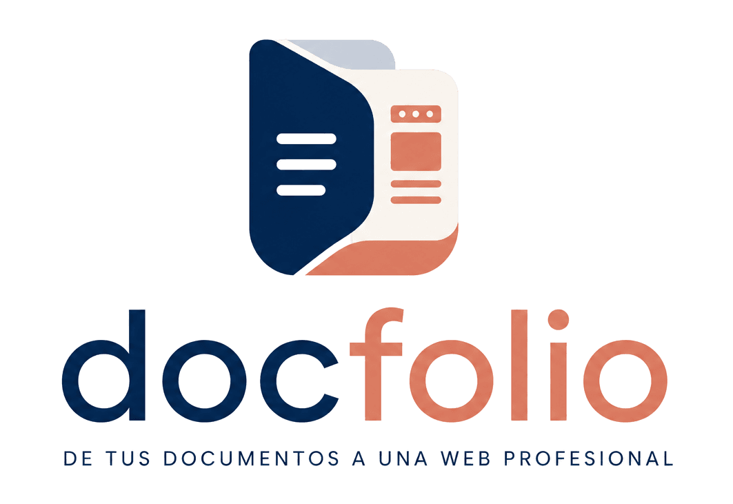 Docfolio — De tus documentos a una web profesional